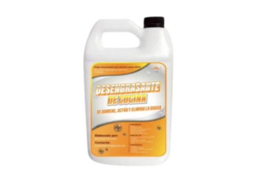 DESENGRASANTE INDUSTRIAL PARA COCINA 4 LITROS