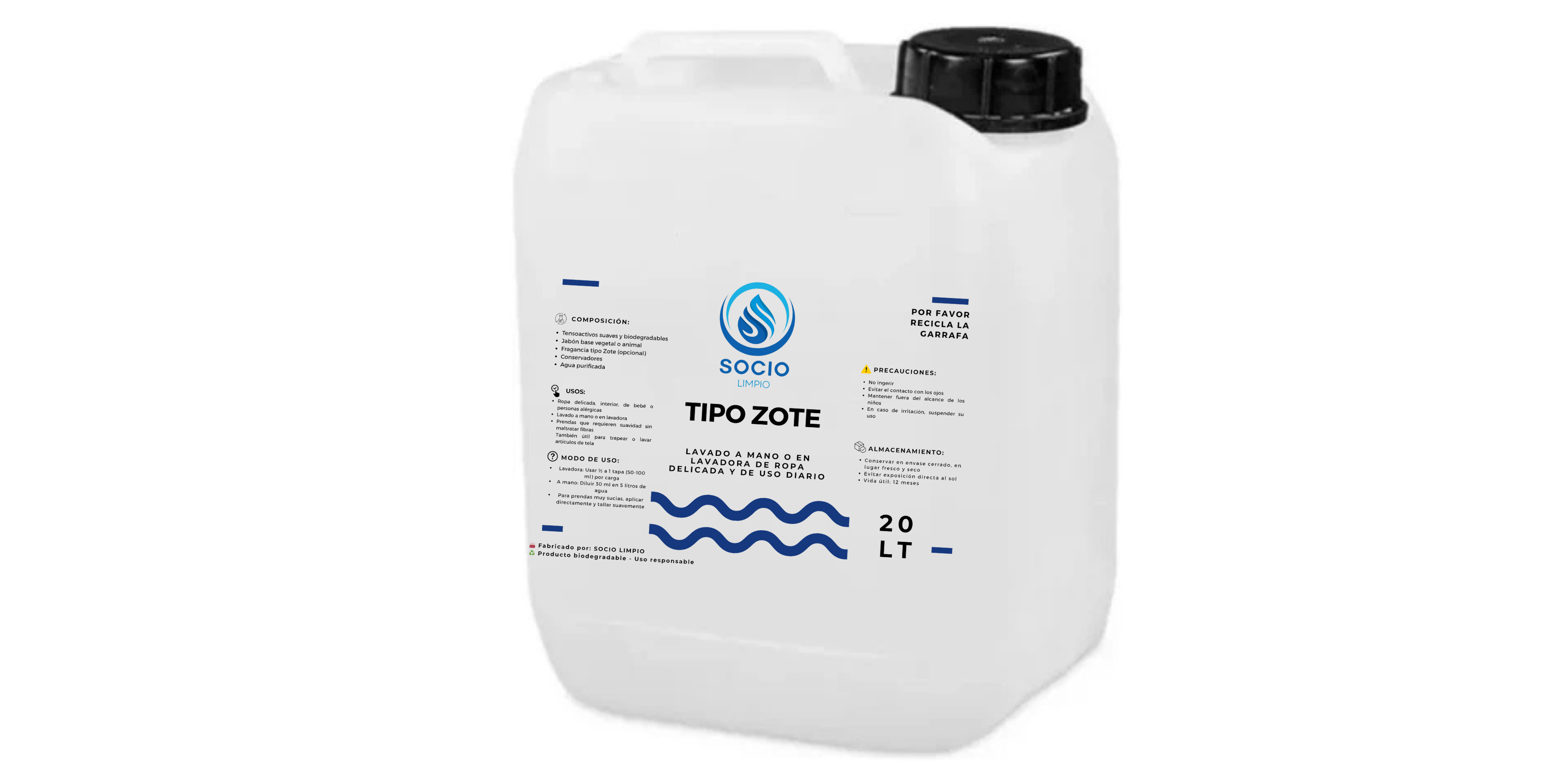 Detergente Tipo Zote 20 litros