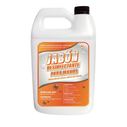 JABON DESINFECTANTE DE MANOS 4 LITROS