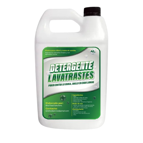 DETERGENTE LAVATRASTES 4 LITROS